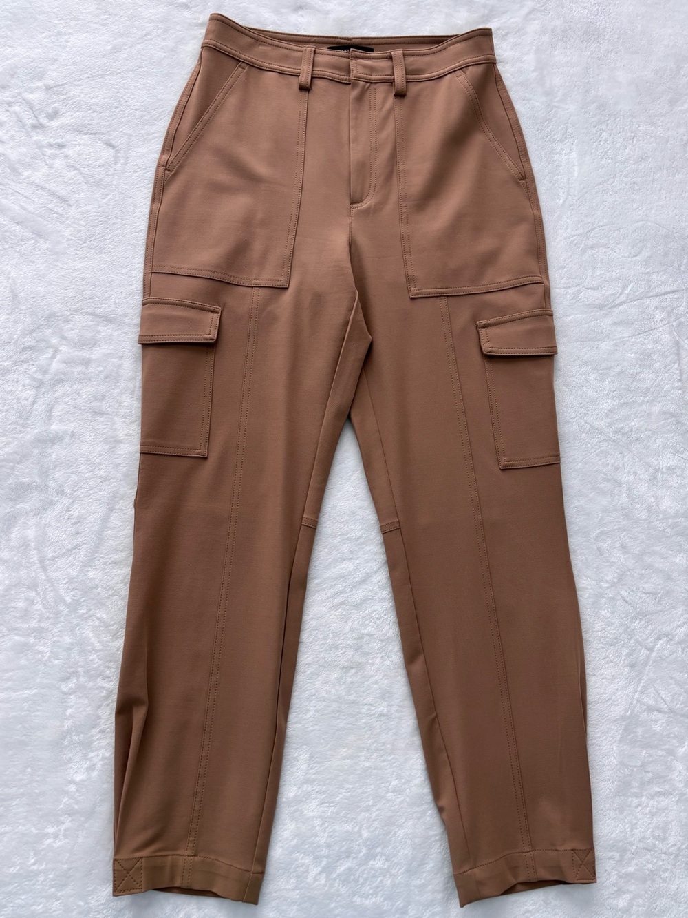 BANANA REPUBLIC Slim Refined Brown Stretch Cargo Trousers--EUC--4L